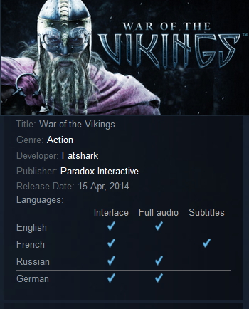 War of the Vikings Steam - Click Image to Close